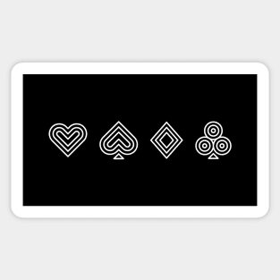 POKER CARD ICON Sticker
